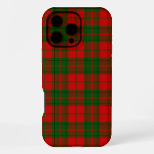 Drummond tartan red green plaid iPhone 16 pro max case