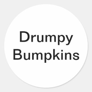 Drumpy Bumpkins Jeff Hankamer Artjunkhaus Comic Classic Round Sticker