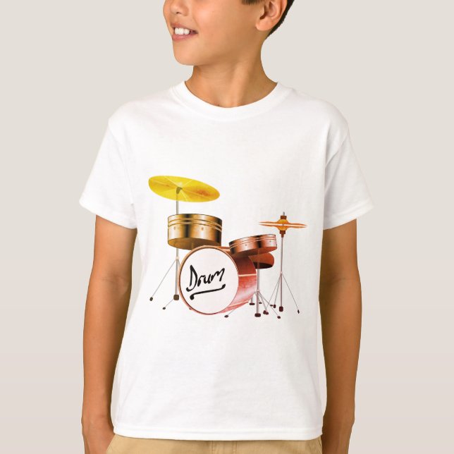 Drums, amplifiers, instruments T-Shirt (Front)