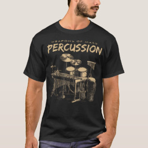 Drums And Percussion For T-Shirt