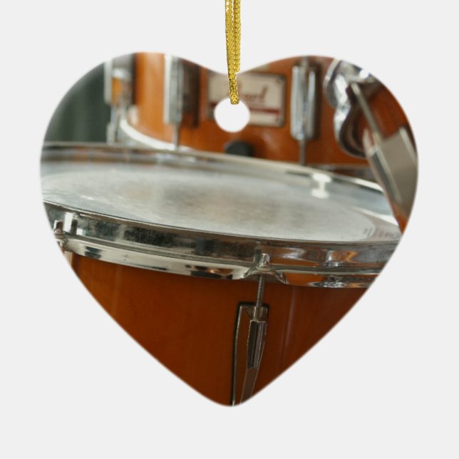 Drums Ceramic Ornament (Front)
