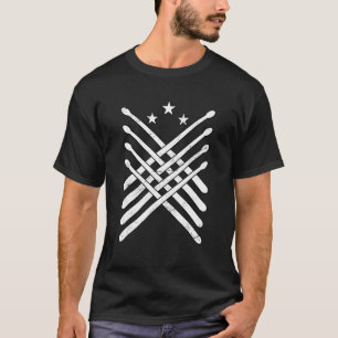 Drums Drummer Drum Sticks T-Shirt