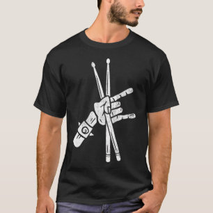 Drums Drummers Men Boys T-Shirt