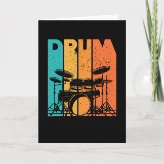 Drums | Drumming Lover Drummer Gift Card