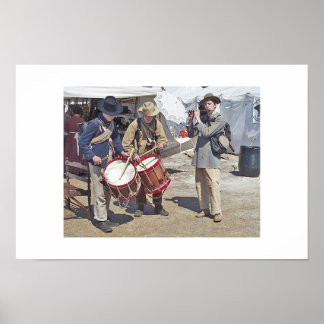 Drums & Flute Poster