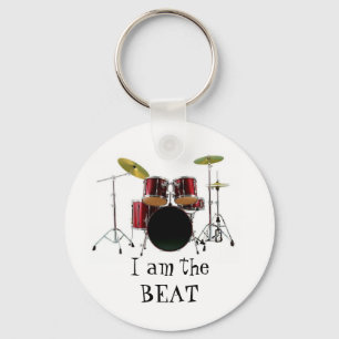drums, I am theBEAT Key Ring