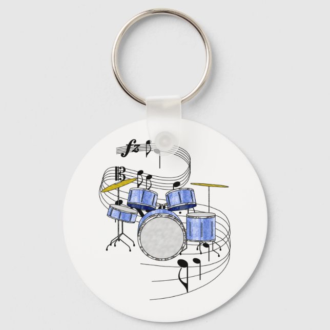 Drums Key Ring (Front)