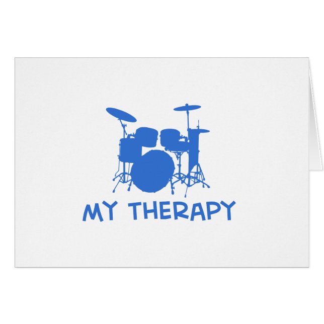 Drums my therapy (Front Horizontal)