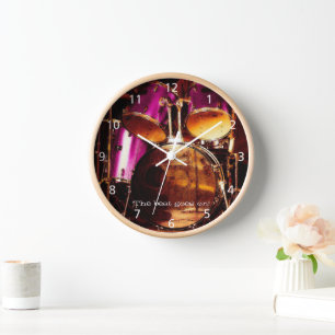 Drums, Outdoor Jam Acrylic Wall Clock