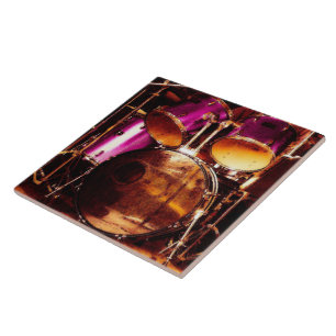 Drums, outdoor jam ceramic tile