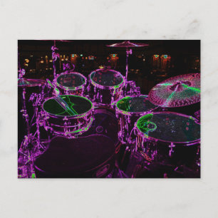 Drums pccna postcard