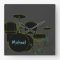 Drums Personalised Wall Clock