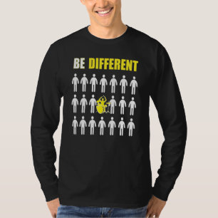 Drums Player Be Different Inspiration T-Shirt