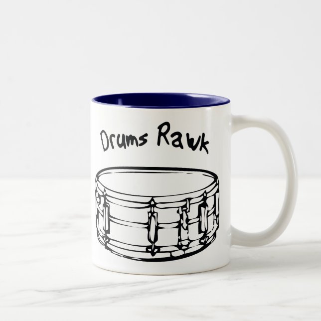 Drums Rawk Mug (Right)