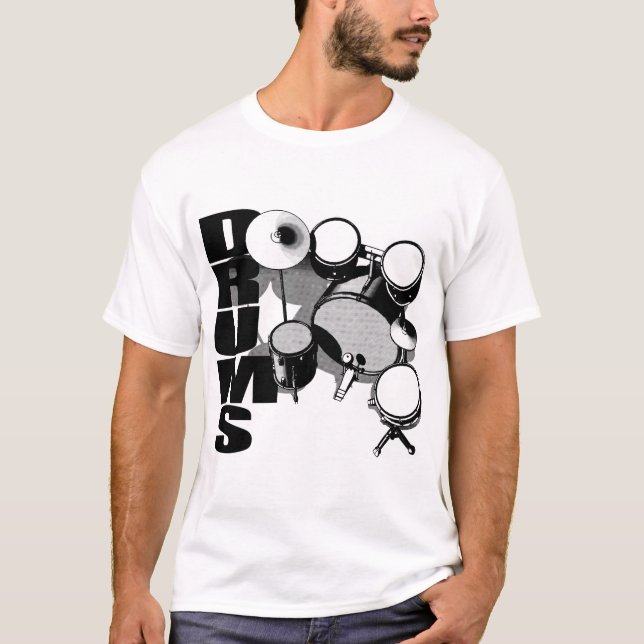DRUMS SET T-Shirt (Front)