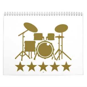 Drums stars calendar