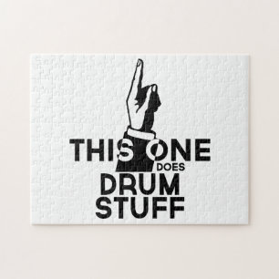 Drums Stuff - Funny Drums Music Jigsaw Puzzle