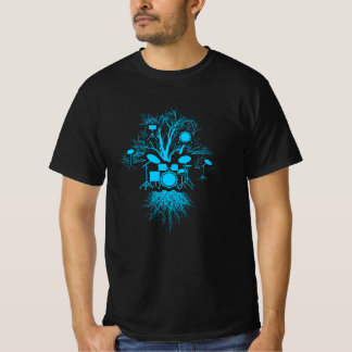 Drums Tree For Drummers and music Lovers T-Shirt