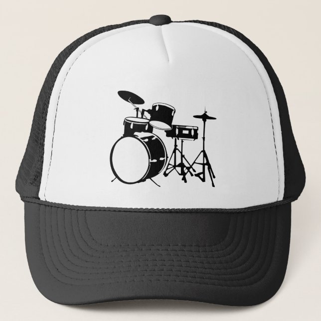 drums trucker hat (Front)