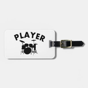 Drums vector designs luggage tag