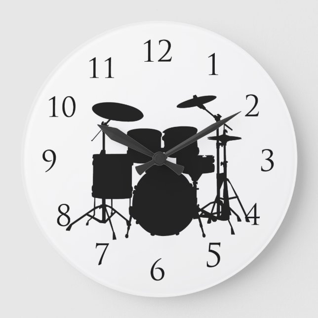 Drums Wall Clock (Front)