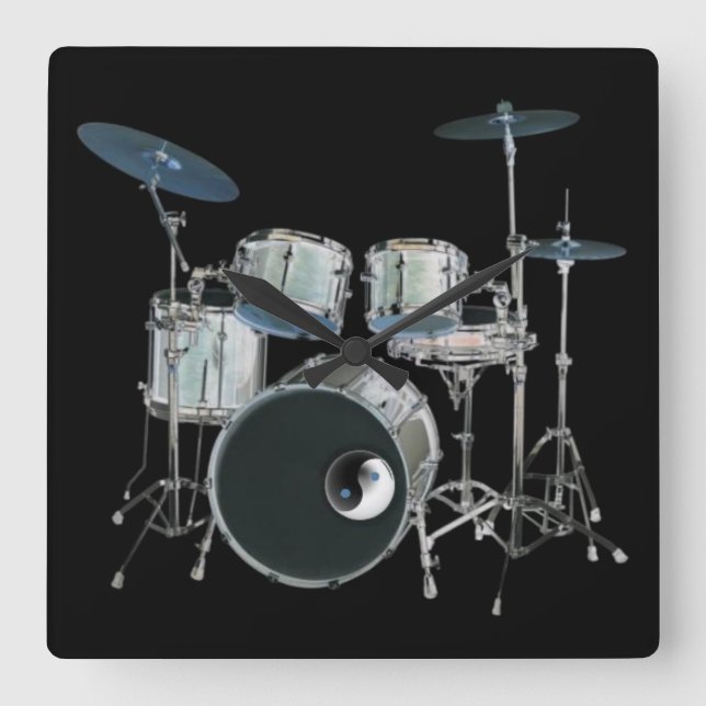 Drums Wall Clock (Front)