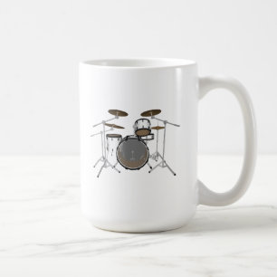 Drums: White Drum Kit: 3D Model: Coffee Mug