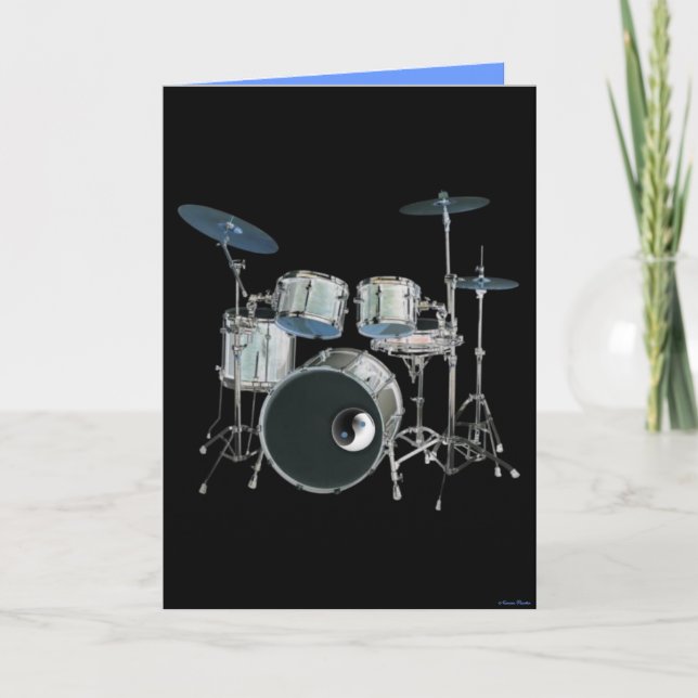 Drums & Yin-Yang Card (Front)