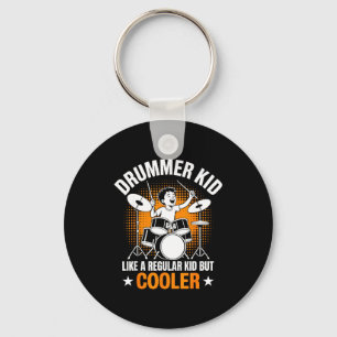 Drumset Drums Lover Percussionist Drummer Kid Drum Key Ring