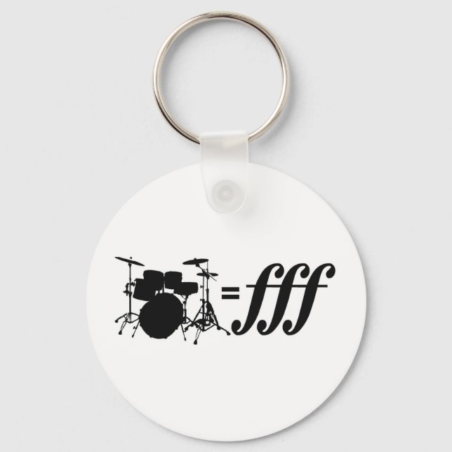 Drumset Key Ring (Front)