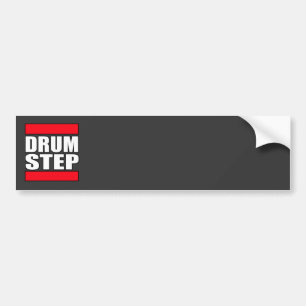 DRUMSTEP Drum and Bass and Dubstep Bumper Sticker