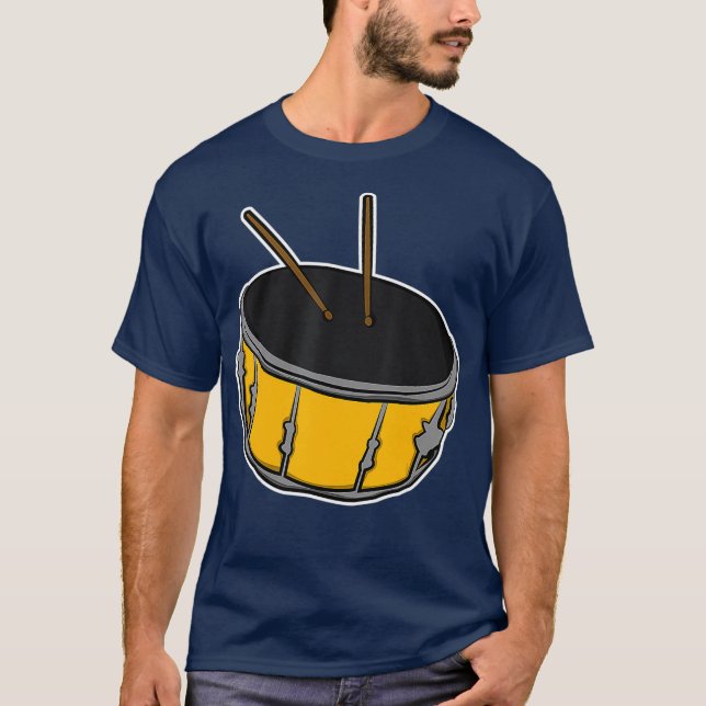 Drumsticks Marching Band Drummer Gift Drums T-Shirt (Front)