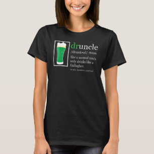 Druncle Funny St Patricks Day 2020 Uncle T-Shirt