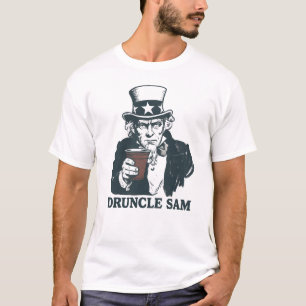 Druncle Sam Funny 4th Of July Druncle Sam T-Shirt