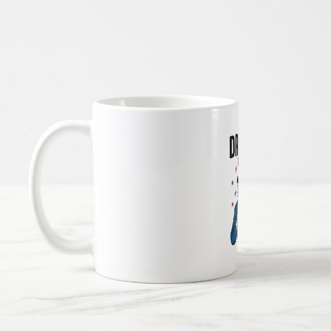 Druncle Sam Funny Patriotic Beer Vector Design_1 Coffee Mug (Left)