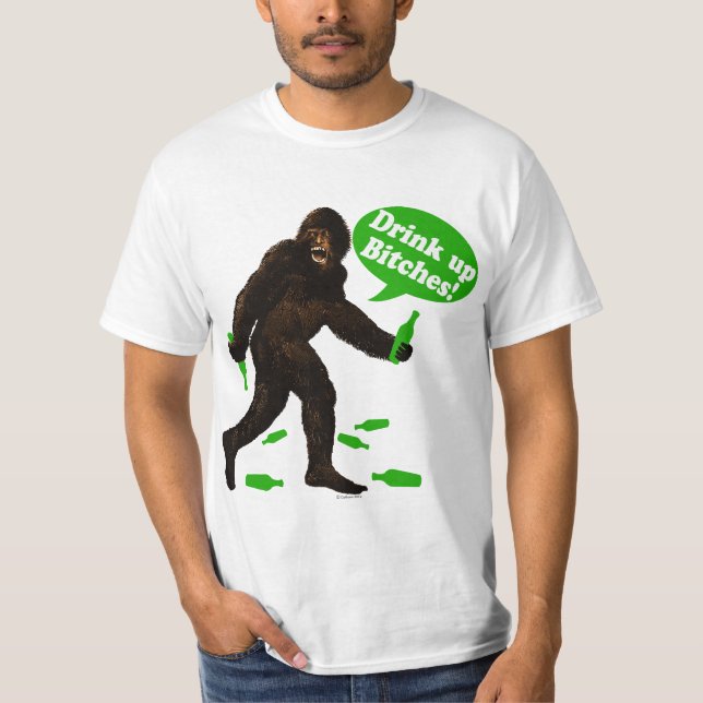 Drunk Bigfoot T-Shirt (Front)