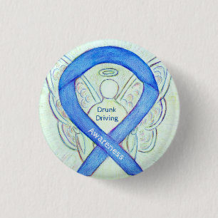 Drunk Driving Angel Awareness Ribbon Pins