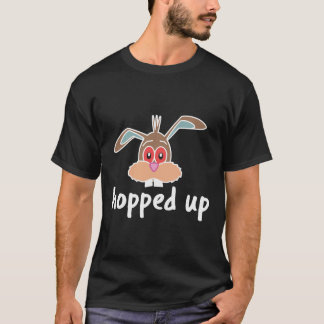 Drunk Easter Bunny Meme Hopped Up Adult T-Shirt