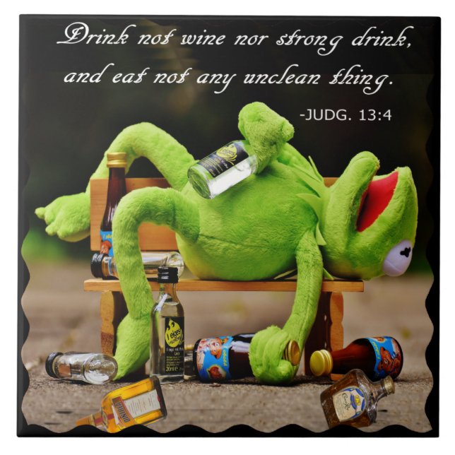 DRUNK FROG-TILE TILE (Front)