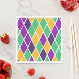 Drunk Harlequin Napkin