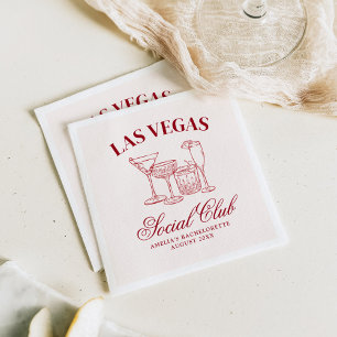 Drunk In Love Cocktails Bachelorette Social Club Napkin