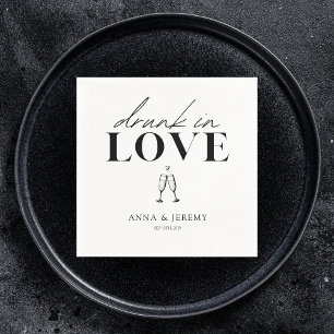 Drunk in Love Wedding Bridal Shower Napkin