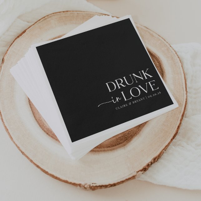 Drunk in Love Wedding Napkin (Creator Uploaded)
