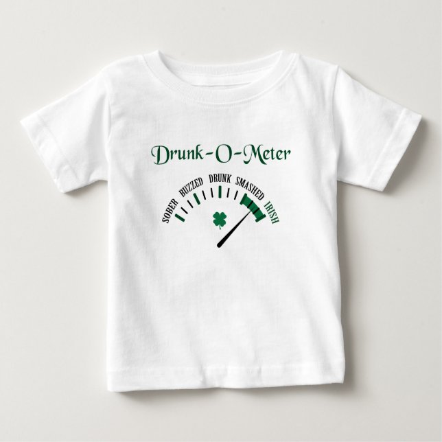 Drunk Metre Baby T-Shirt (Front)
