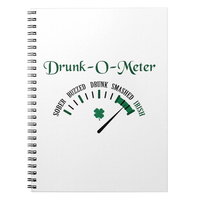 Drunk Metre Notebook (Front)