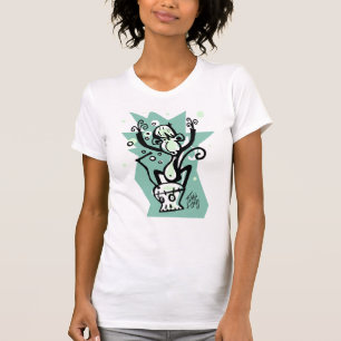 Drunk Monkey on Skull Tiki Mug T-Shirt
