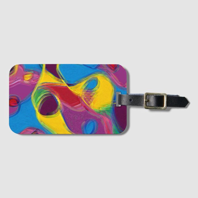 Drunk on Candy Luggage Tag (Front Horizontal)