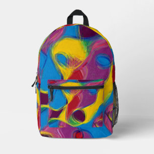 Drunk on Candy Printed Backpack