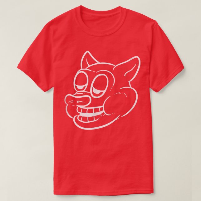 Drunk Pig Drinker Person  T-Shirt (Design Front)