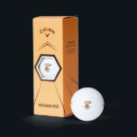 Drunk Santa Callaway Warbird golf balls 3 pk<br><div class="desc">Drunk Santa golf balls are fun additions for golf games during the Christmas holiday season. Drunk Santa is Steamy Raimon original cartoon art.</div>